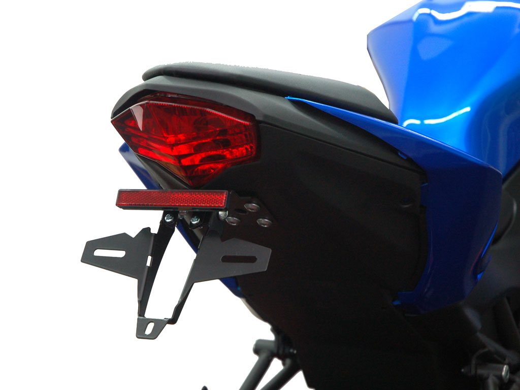 Porta targa IQ4 per Kawasaki Ninja 125 (2019-2026) Kennzeichenhalter IQ4 für Kawasaki Ninja 125 | Z125 (2019-2026) für Originalblinker