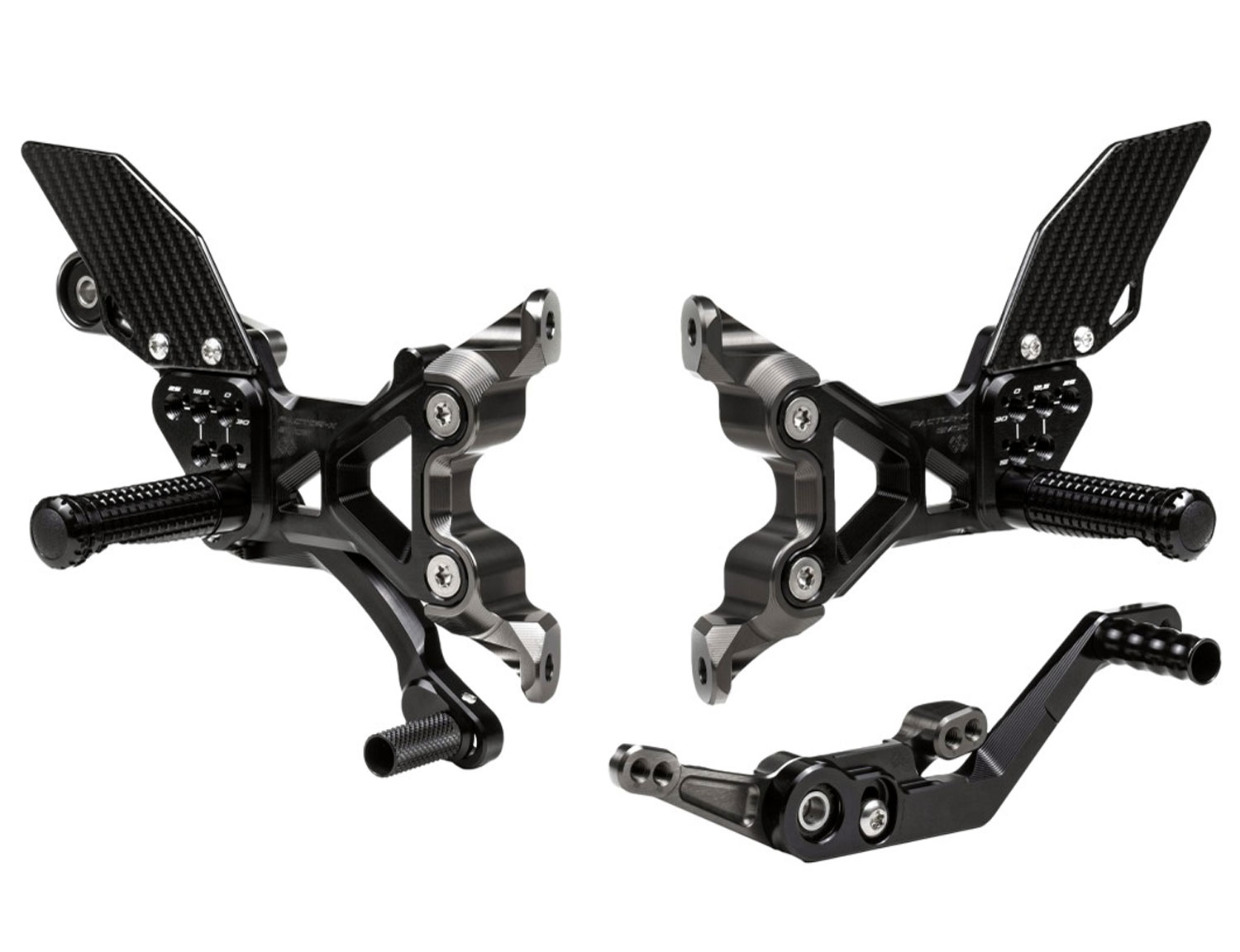 Sistema di pedane FXR-BM05 per BMW M1000RR (2020-2026) | S1000RR (2019-2026) Sistema di pedane FXR-BM05 per BMW M1000RR (2020-2026) | S1000RR (2019-2026)