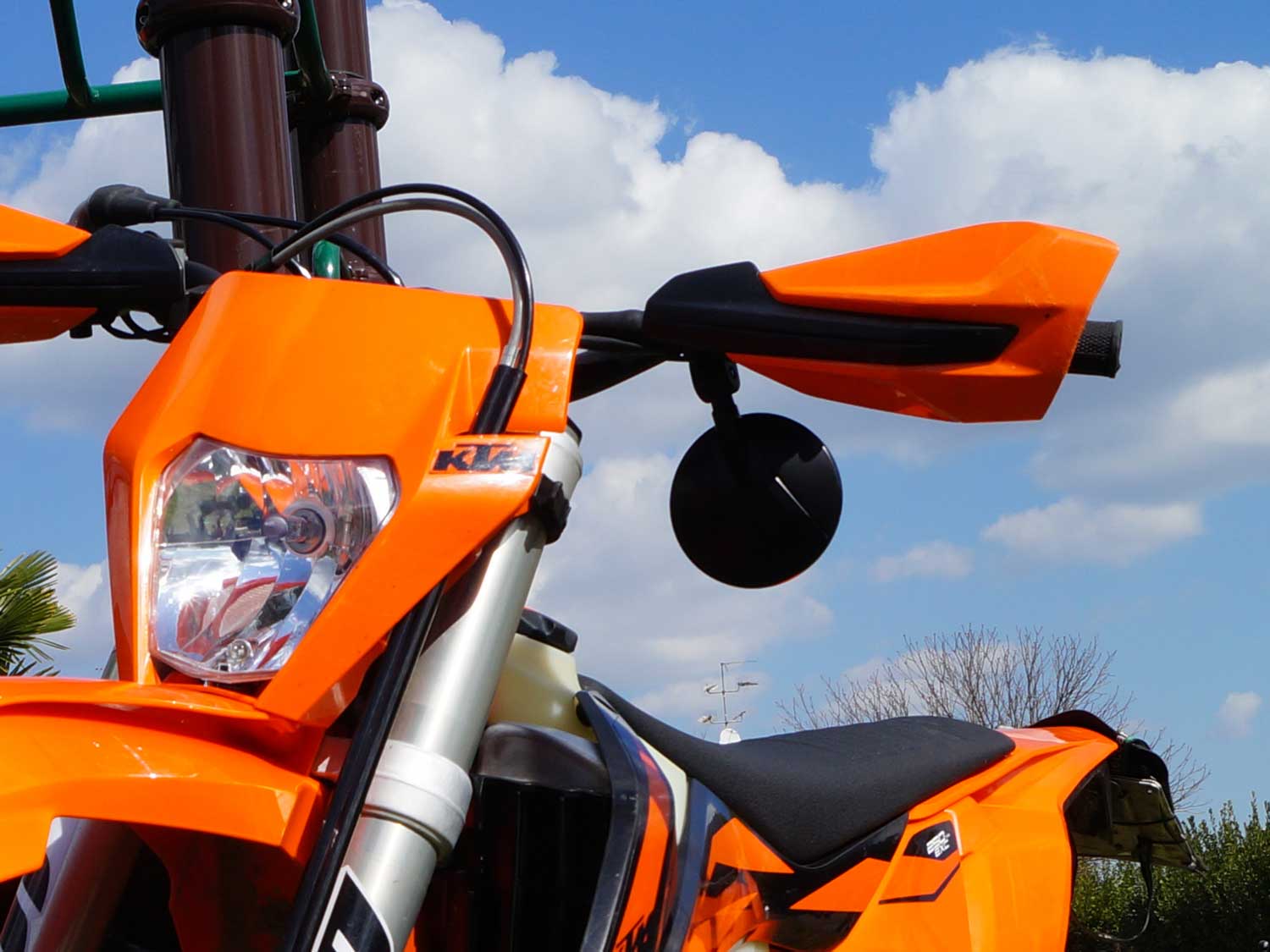 Specchio manubrio FLEXI 7699CA per Supermoto | Enduro | Naked