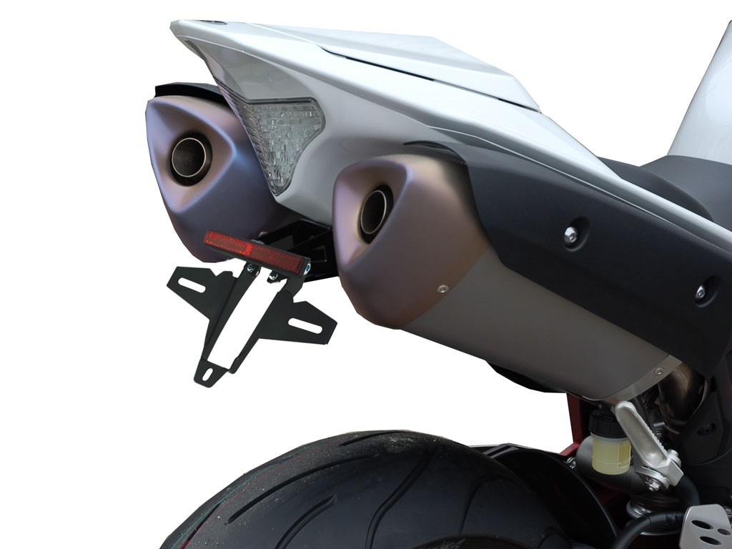 Porta targa IQ4 per Yamaha R1 (2009-2014) Kennzeichenhalter IQ4 für Yamaha R1 (2009-2014) für Originalblinker