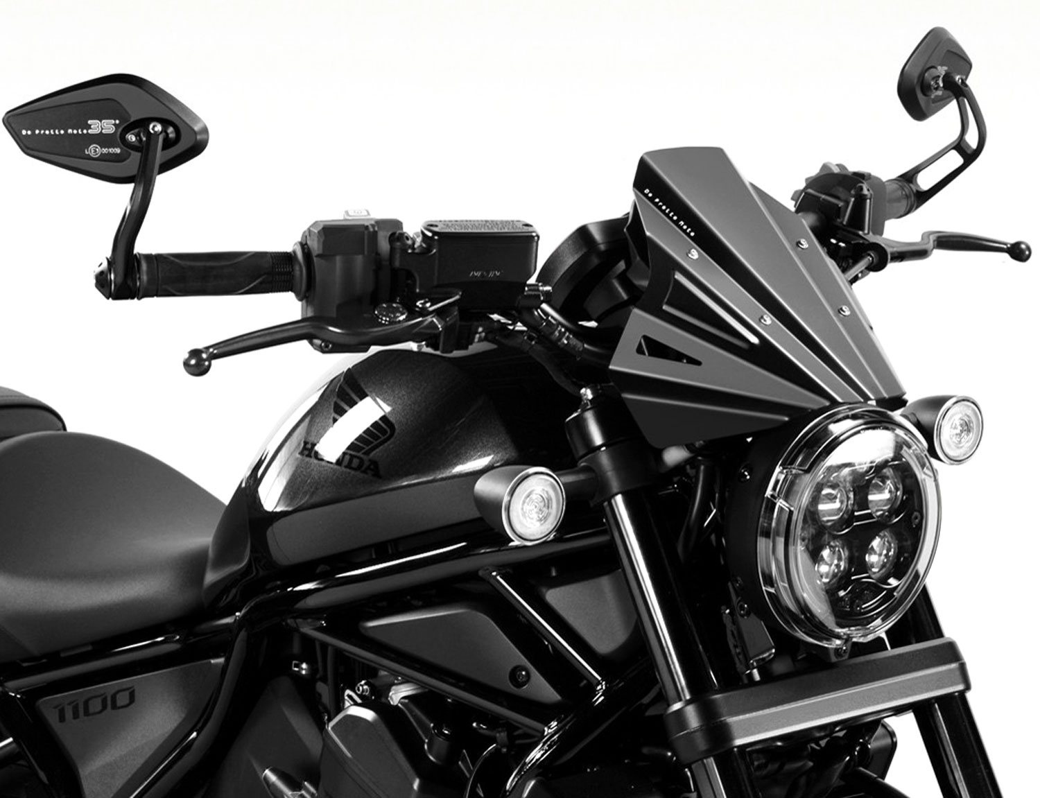 Specchietti retrovisori da manubrio Revenge SS per Honda CMX 1100 Rebell (2025-2026)