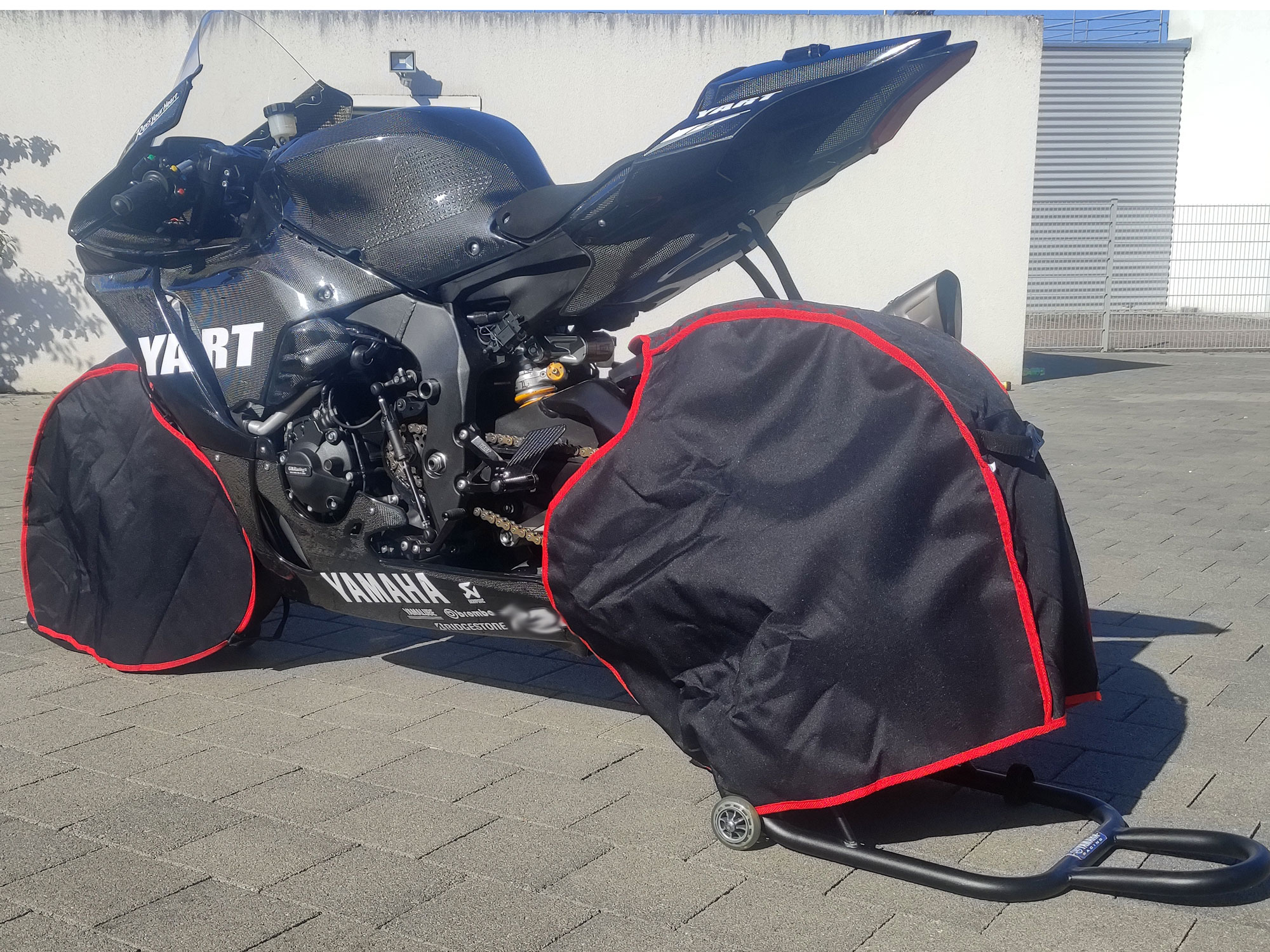 Cuffia termica Windstopper per scaldapneumatici Cuffia termica Windstopper per scaldapneumatici