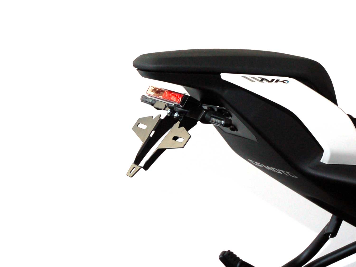 Portatarga IQ5RB per CFMoto 675NK | 675SR-R (2025-2026) Indicatore di direzione posteriore Portatarga IQ5RB per CFMoto 675NK | 675SR-R (2025-2026) Indicatore di direzione posteriore