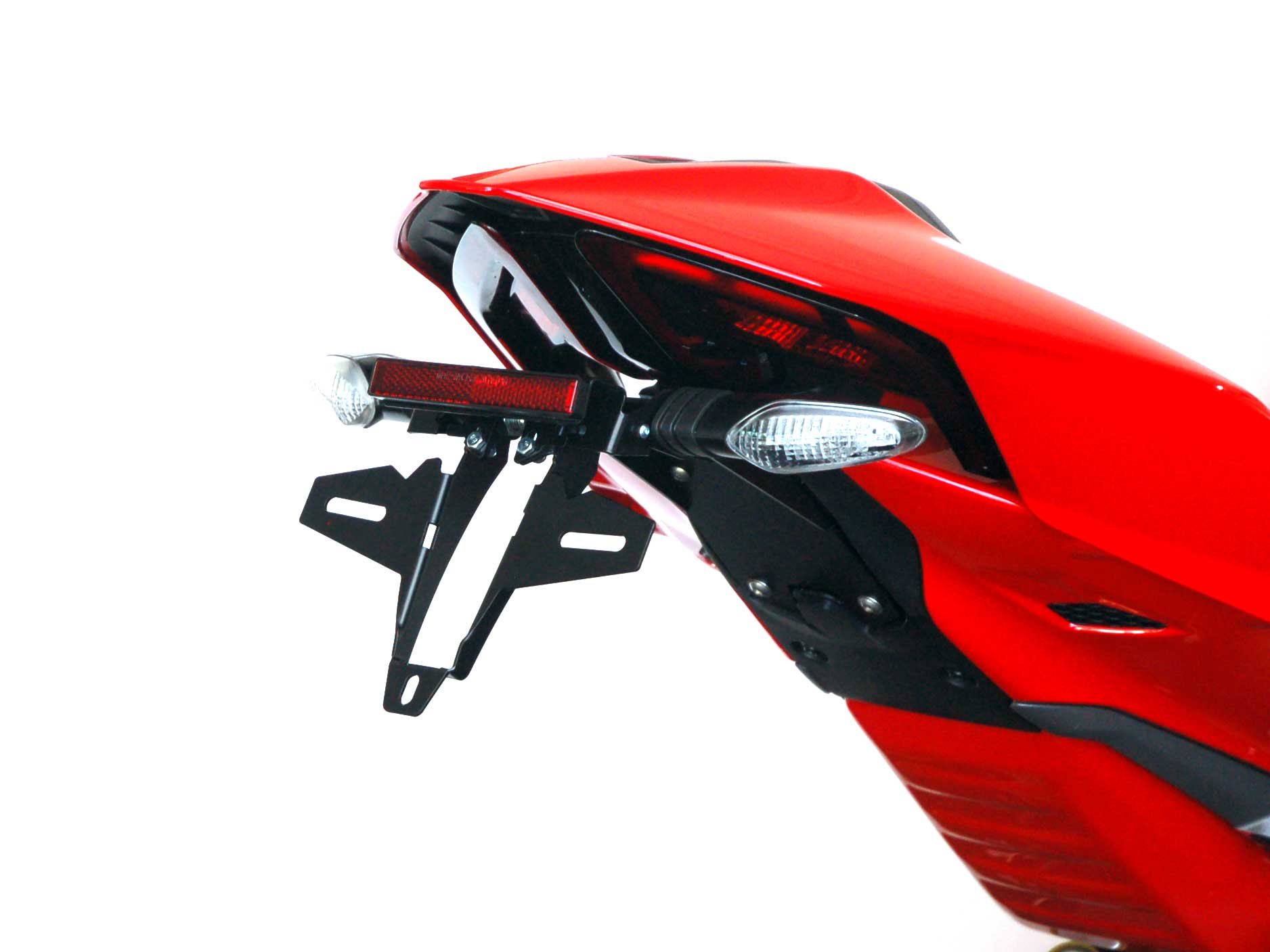 Portatarga IQ5 per Ducati Monster V2 (2026-2027) per indicatori di direzione originali