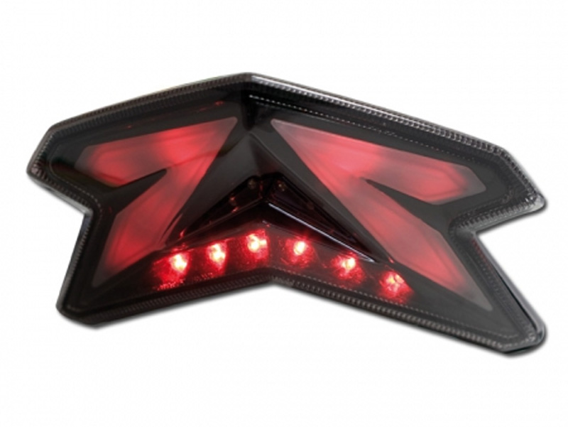 Fanale posteriore per Kawasaki Z 800 ZX-6R ZX-6R 636 tinto Fanale posteriore per Kawasaki Z 800 ZX-6R ZX-6R 636 tinto