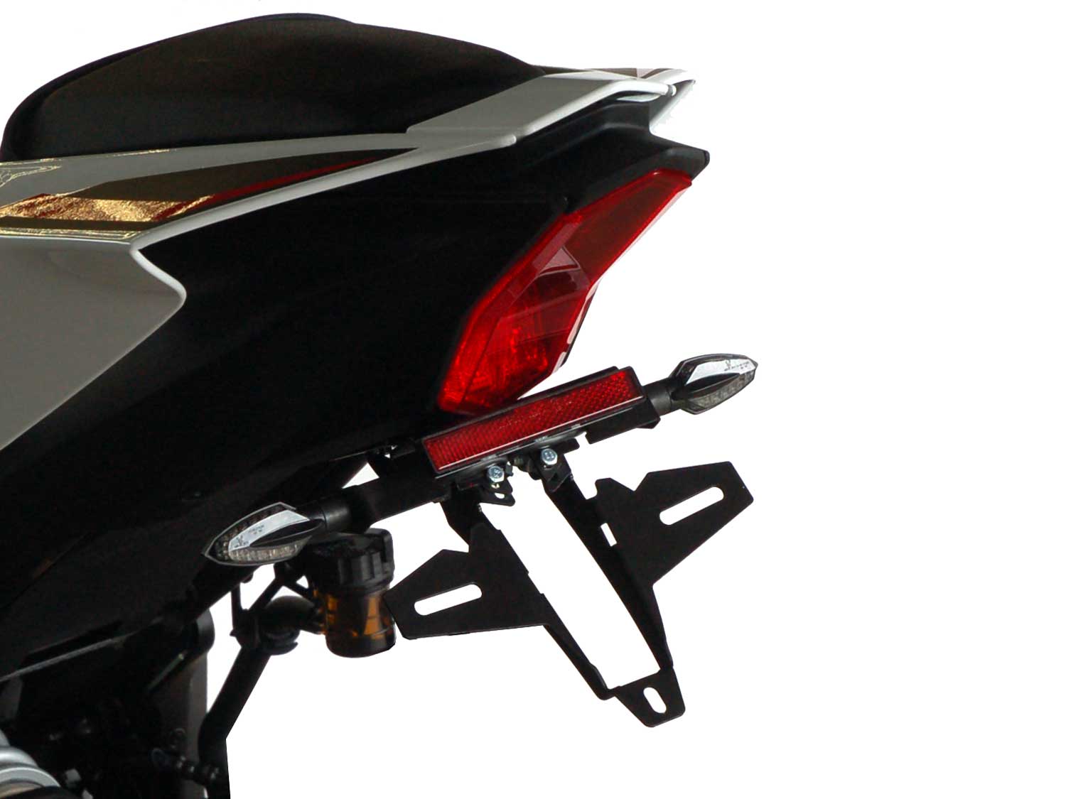 Portatarga IQ4 per Yamaha R7 (2026-2027) per indicatori di direzione originali