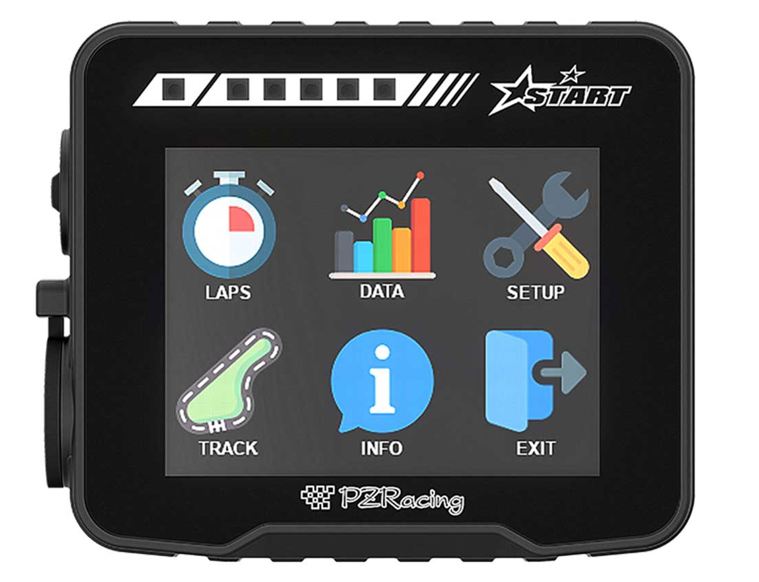 Start Laptimer GPS di base con display a colori Acquisizione dati a 50 Hz e Wifi