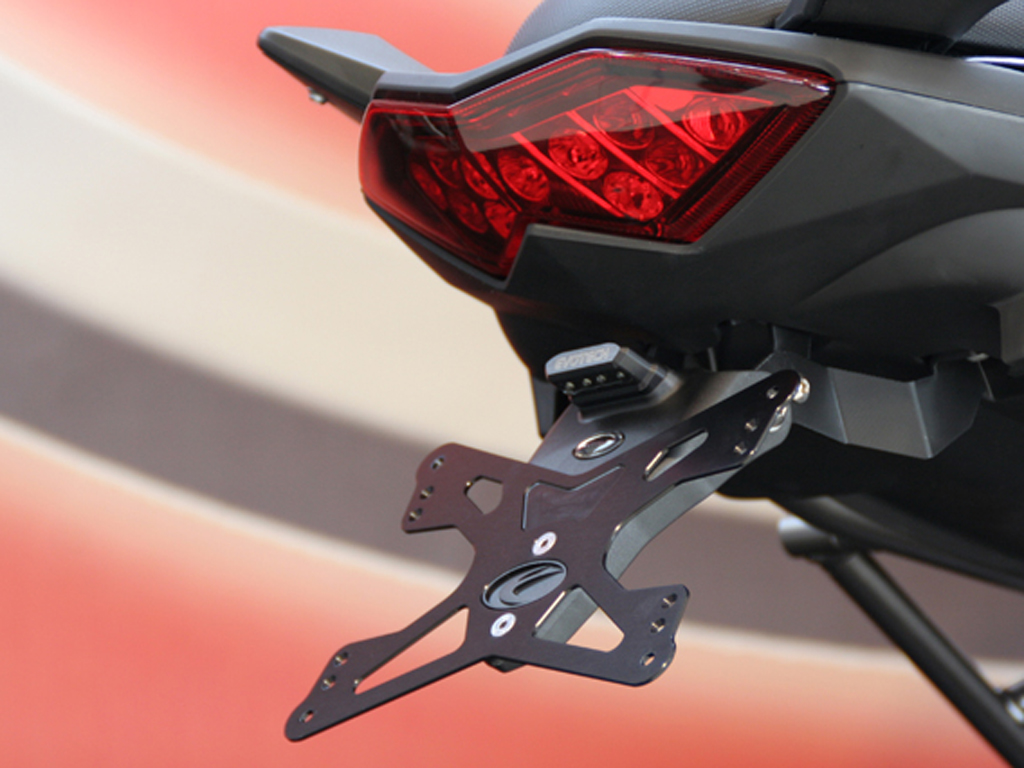 Portatarga per KAWASAKI Versys 650 (2010-2014) Versys 1000 (2010-2011) di Evotech