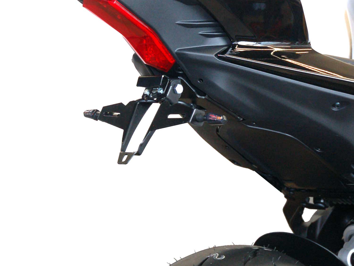 Portatarga IQ1 per Yamaha R9 (2025-2026) Portatarga IQ1 per Yamaha R9 (2025-2026) per indicatori di direzione originali