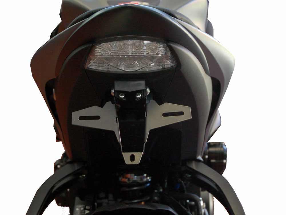 Porta targa IQ1 per Suzuki GSX-S 1000 | 1000F (2015-2019) Kennzeichenhalter IQ1 für Suzuki GSX-S 750 (2017-2021) für Originalblinker