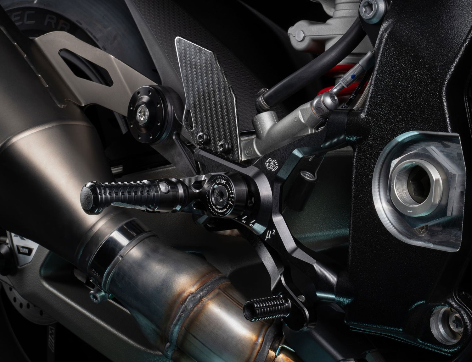 Sistema di poggiapiedi MUE2-BM06 per BMW M1000RR | S1000RR Sistema di poggiapiedi MUE2-BM06 per BMW M1000RR | S1000RR