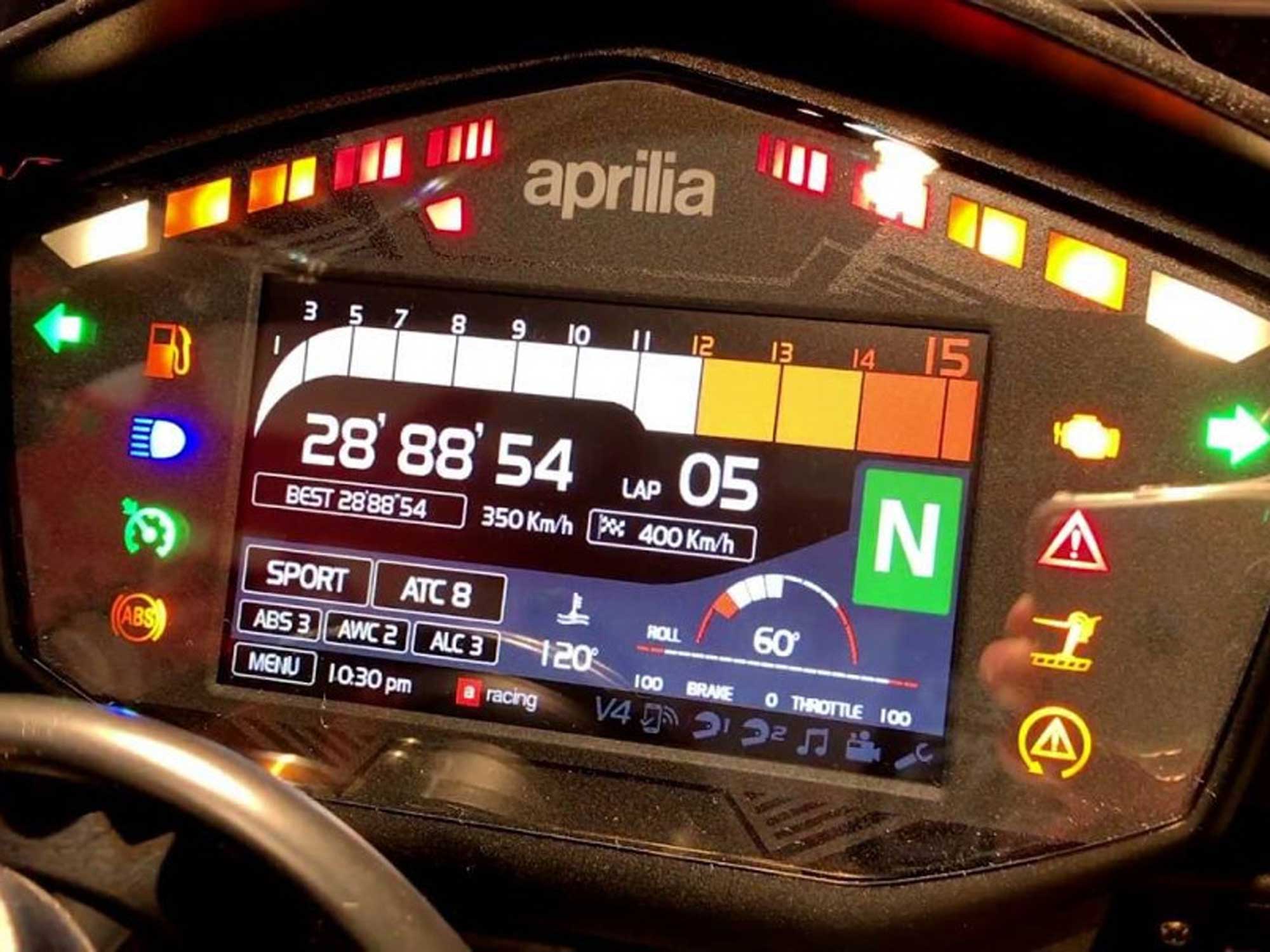 Ricevitore GPS per laptimer nel cruscotto OEM per RSV4 | Tuono (2017-2024)