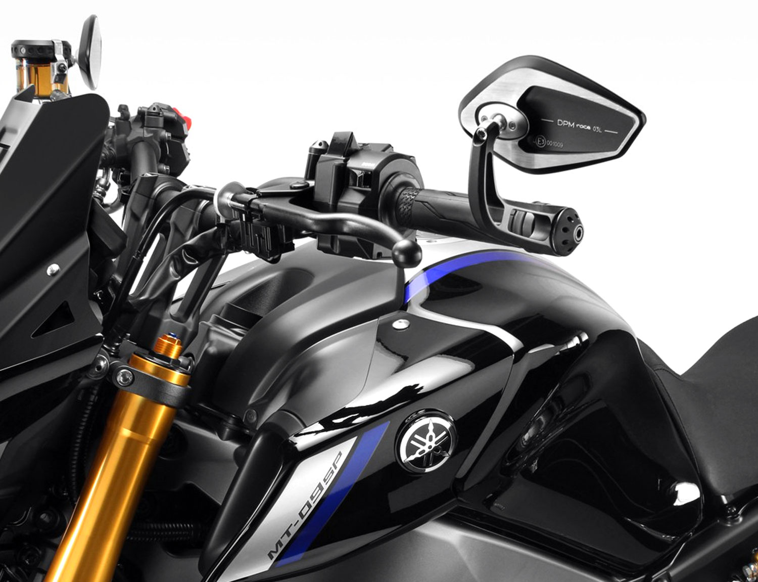 Specchietto retrovisore da manubrio EVO SS con zavorra per manubrio per Yamaha MT-09 (2024-2026)