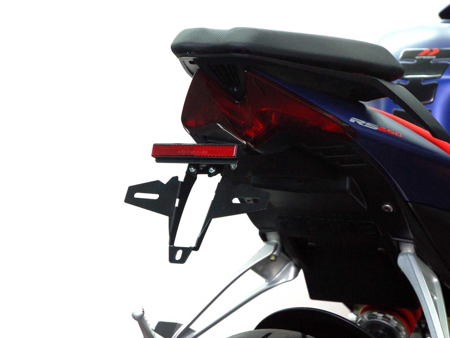 Portatarga IQ4 per Aprilia RS 660 | Tuono 660 | RS 457 | Tuono 457 per indicatori di direzione accessori Portatarga IQ4 per Aprilia Tuono 660 (2021-2026) (OB) (D)