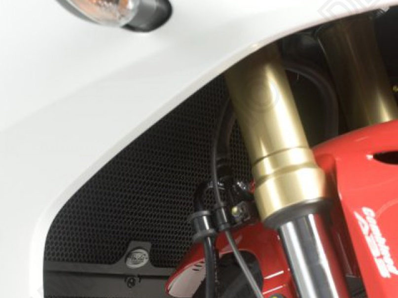 Radiatore a griglia nera per Honda CBR600F (2011-2013) Radiatore a griglia nera per Honda CBR600F (2011-2013)