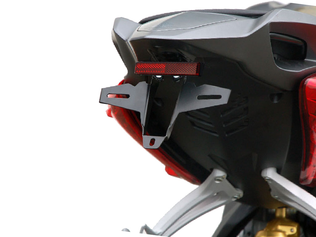 Portatarga IQ4 per MV Agusta Rivale 800 (2013-2019) Portatarga IQ4 per MV Agusta Rivale 800 (2013-2019) (OB) (D)