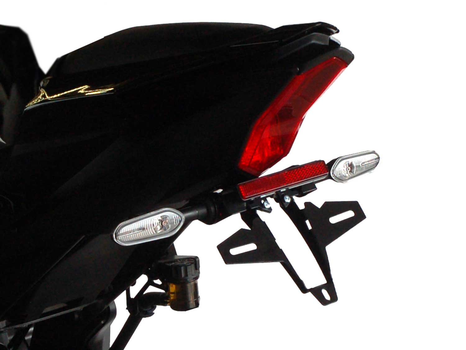 Portatarga IQ5 per Yamaha R7 (2026-2027) per indicatori di direzione originali
