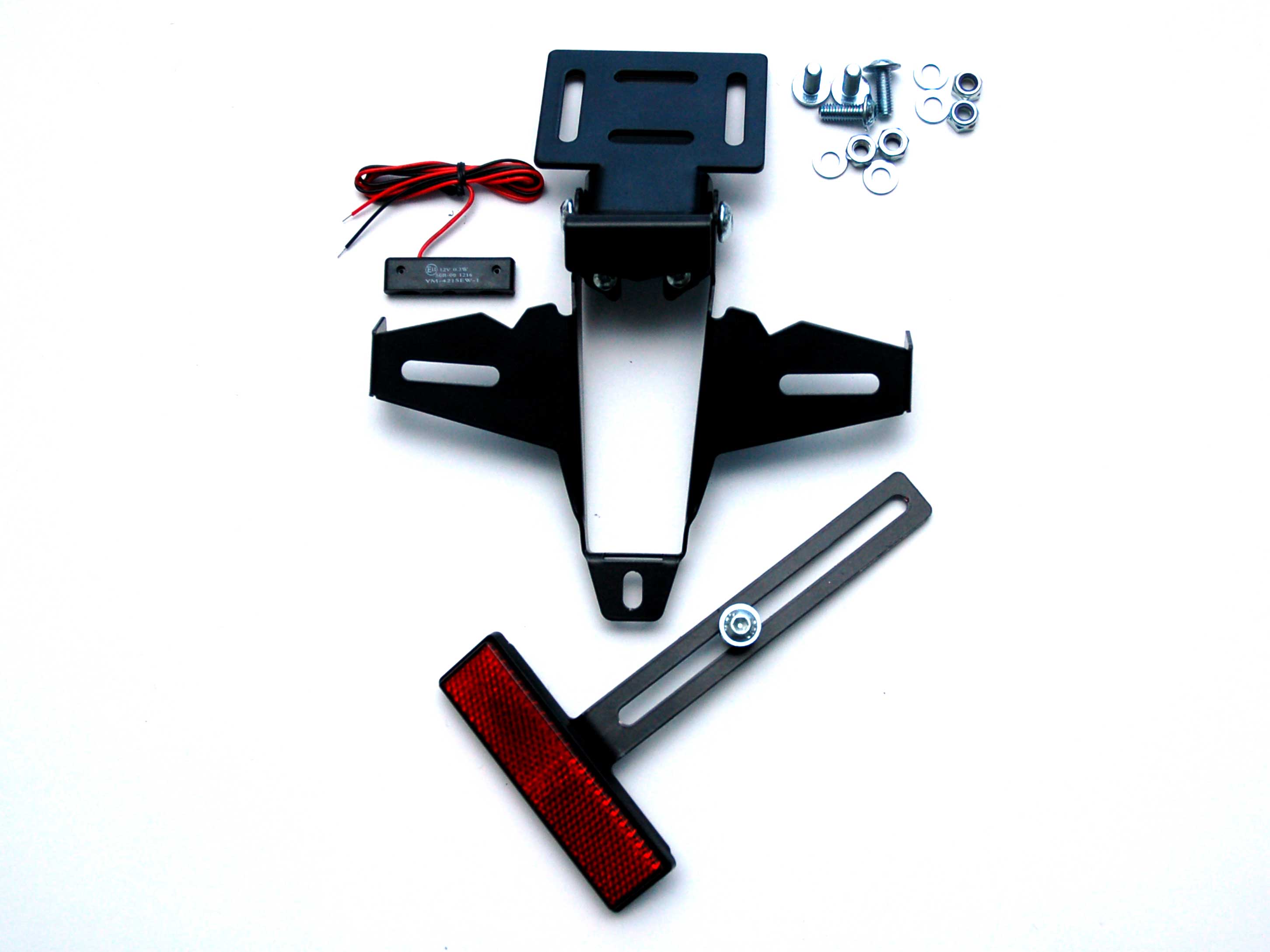 Portatarga universale 1 per indicatori di direzione accessori