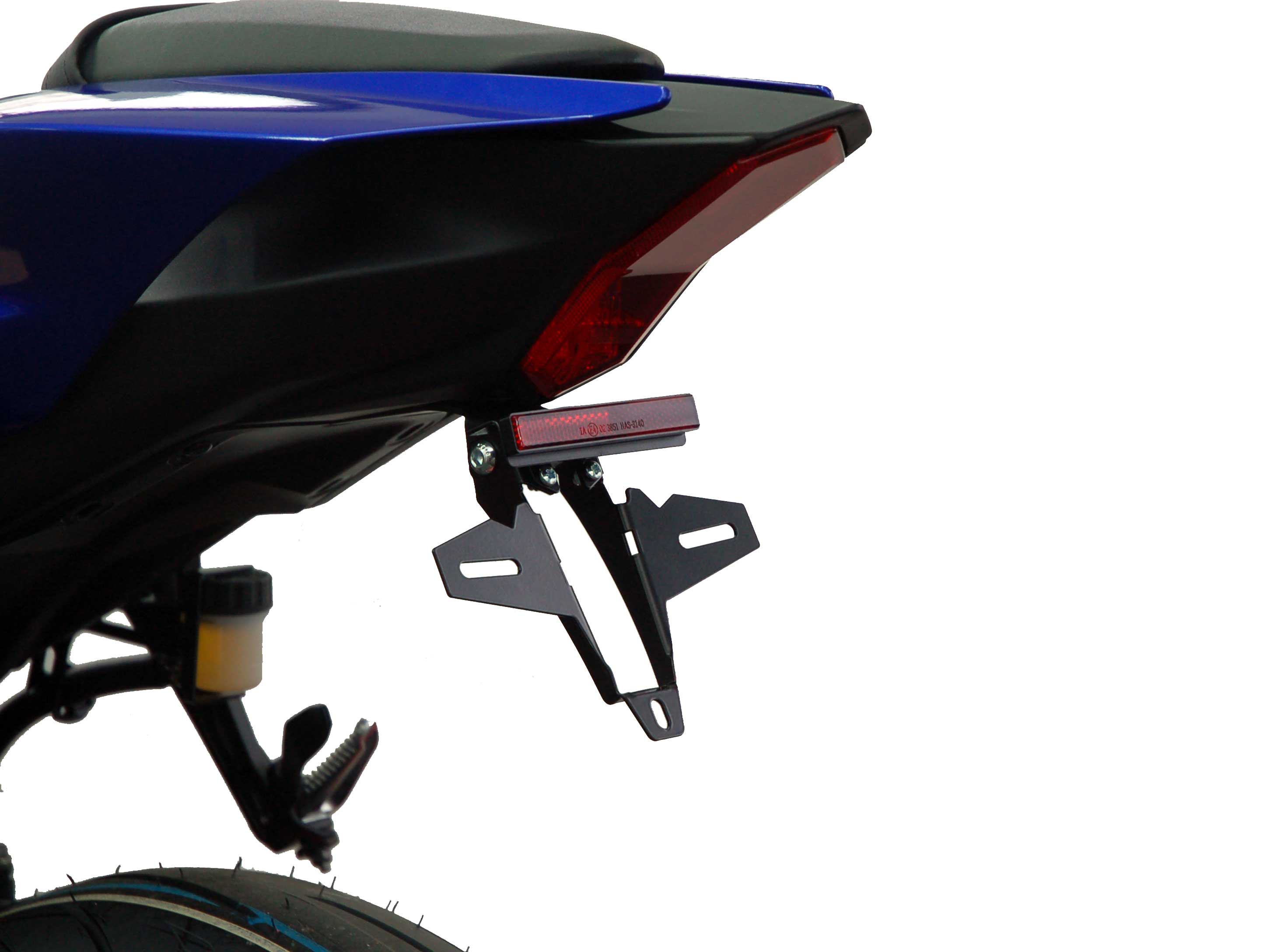 Portatarga IQ4 per Yamaha R7 (2026-2027) per indicatori di direzione originali