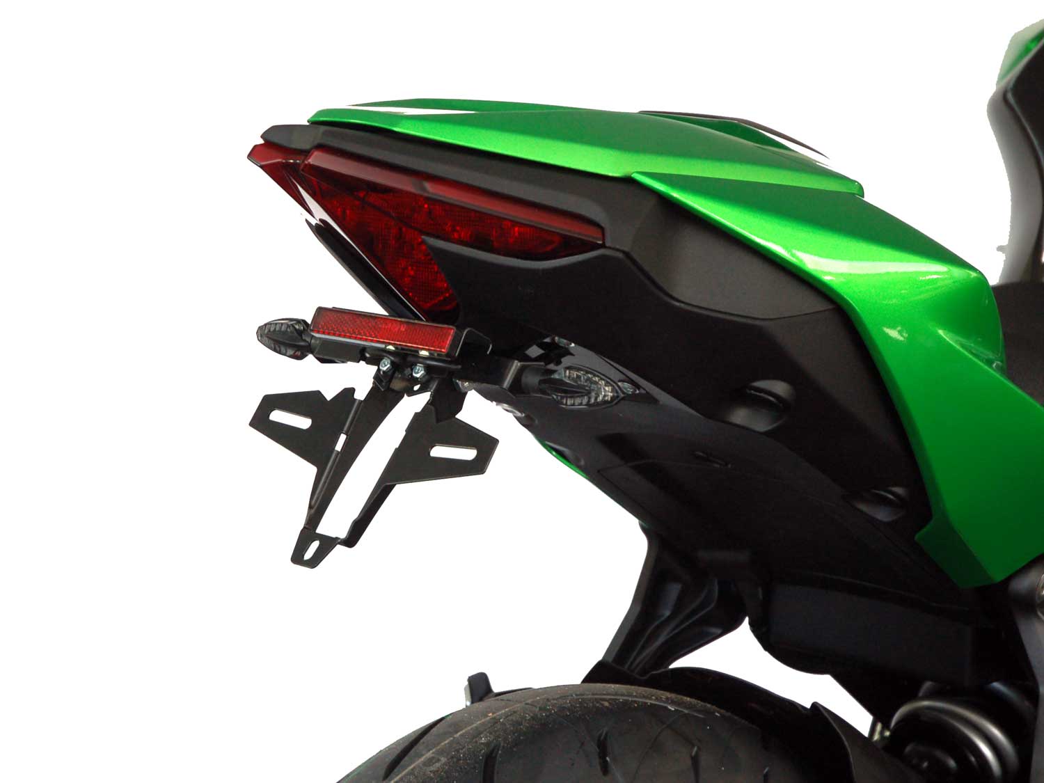 Portatarga IQ5 per Kawasaki Z650 S (2026-2027) per indicatori di direzione accessori Portatarga IQ5 per Kawasaki Z650 S (2026-2027) per indicatori di direzione accessori