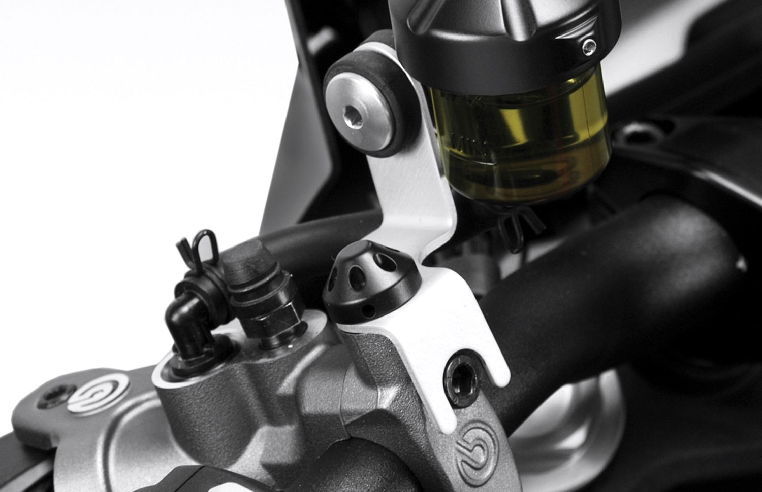 Tappi per attacco manubrio per Ducati Monster (2021-2025) Tappi per attacco manubrio per Ducati Monster (2021-2025)