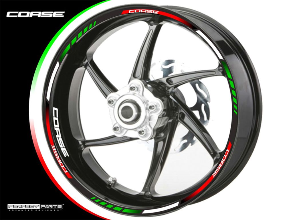 Adesivo bordo cerchio GP Race Italia CORSE Adesivo bordo cerchio GP Race Italia CORSE