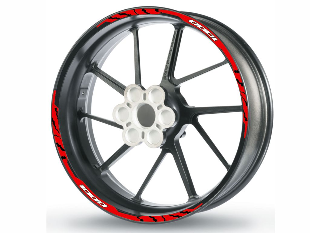 Cerchio adesivo TBRACE per 1000 cc rosso Cerchio adesivo TBRACE per 1000 cc rosso