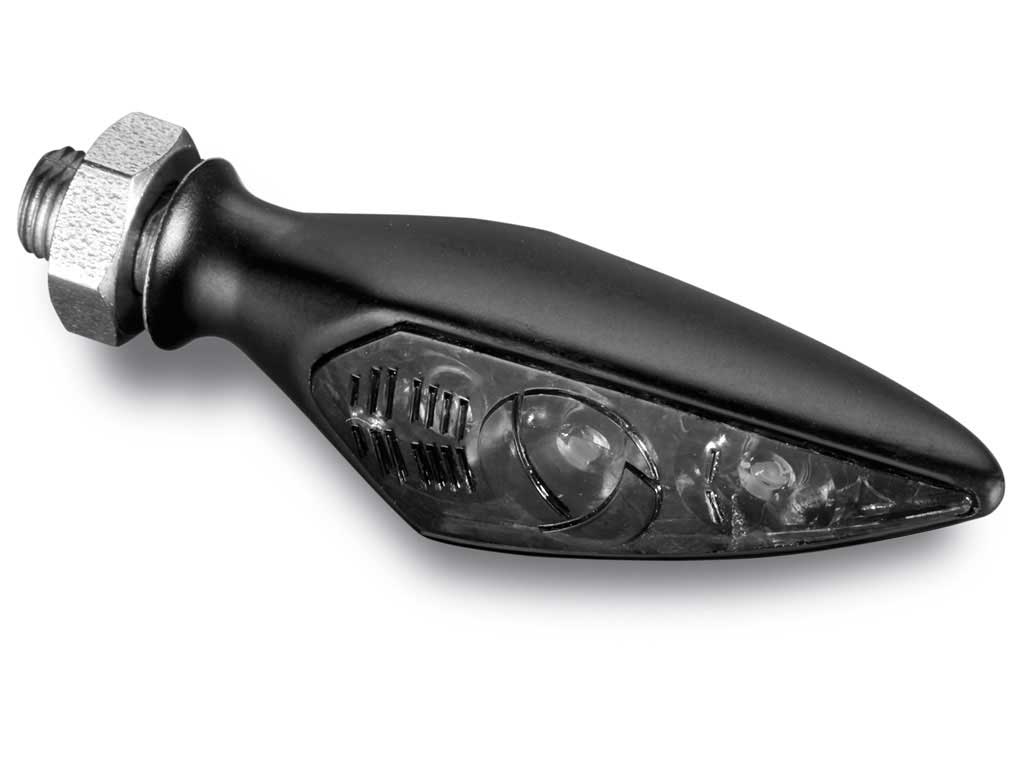 Indicatore con luce posteriore e luce freno micro rombo S DF DARK