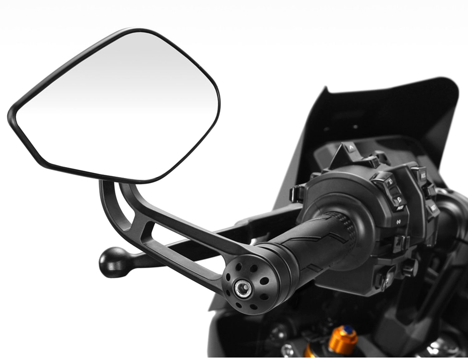 Specchietto terminale EVO SS con peso manubrio per Honda CB1000 Hornet (2025-2026) Specchietto terminale EVO SS con peso manubrio per Honda CB1000 Hornet (2025-2026)