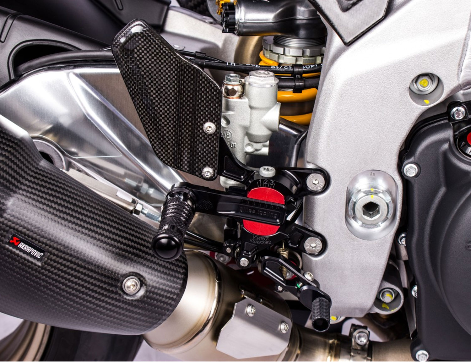 Sistema poggiapiedi VCR38GT VCR-A03 NERO