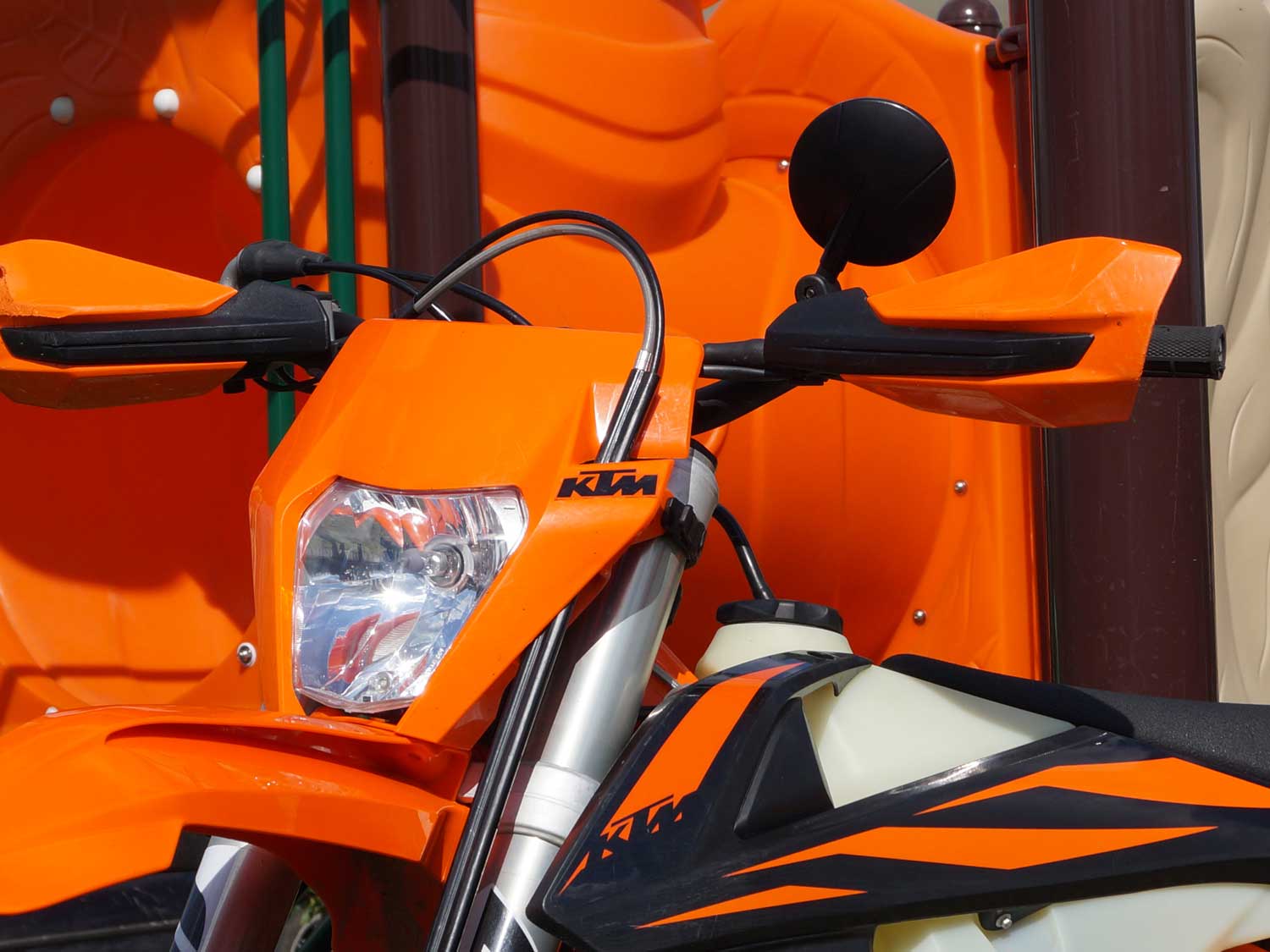 Specchio manubrio FLEXI 7699CA per Supermoto | Enduro | Naked