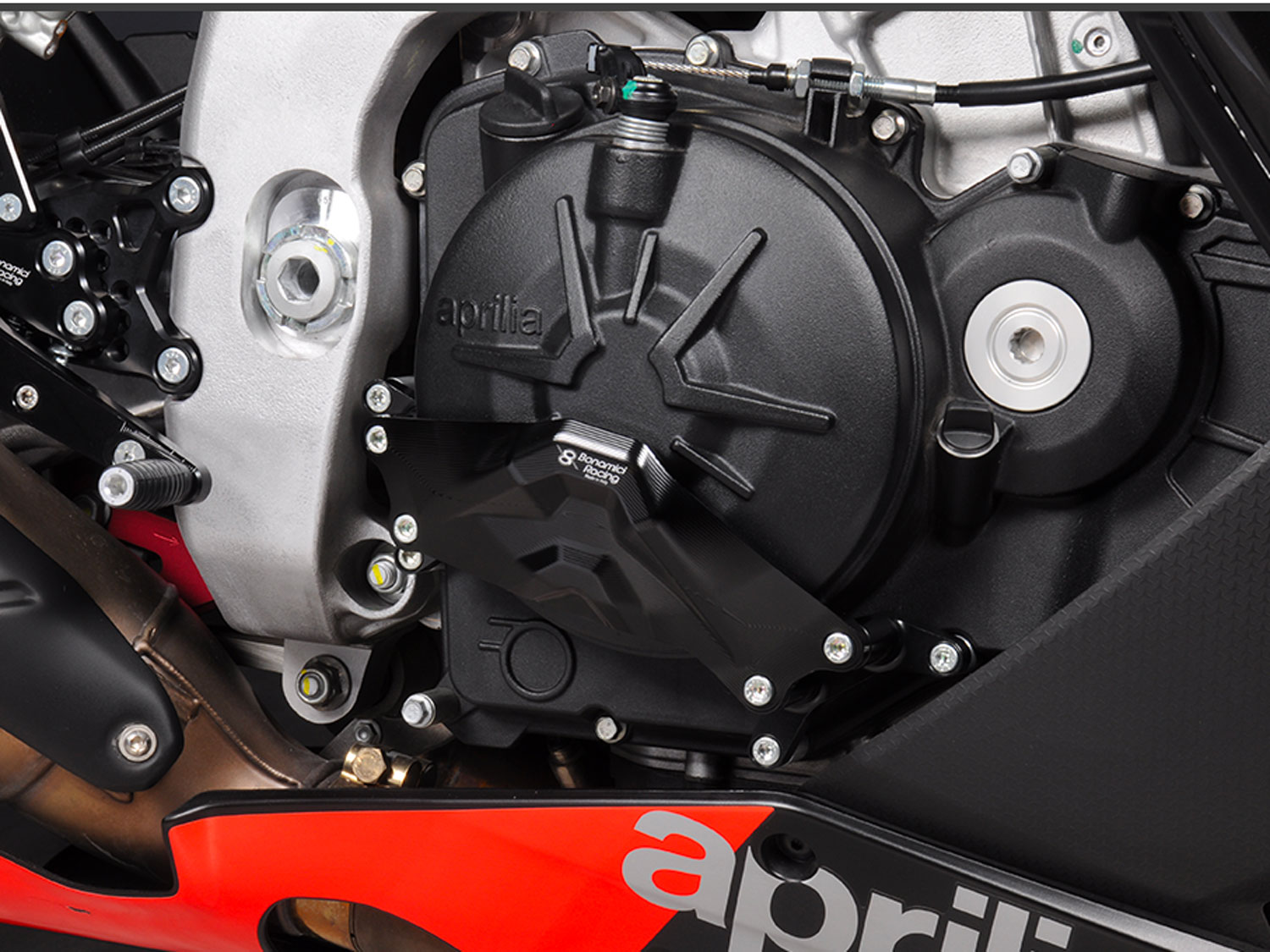 Kit protezione coprimotore Bonamici per Aprilia RSV 4 1100 RR Factory (2021-2024)