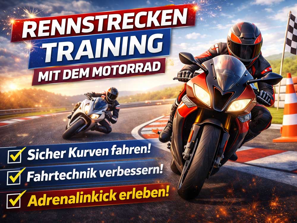 Entraînement sur circuit avec la moto Entraînement sur circuit avec la moto