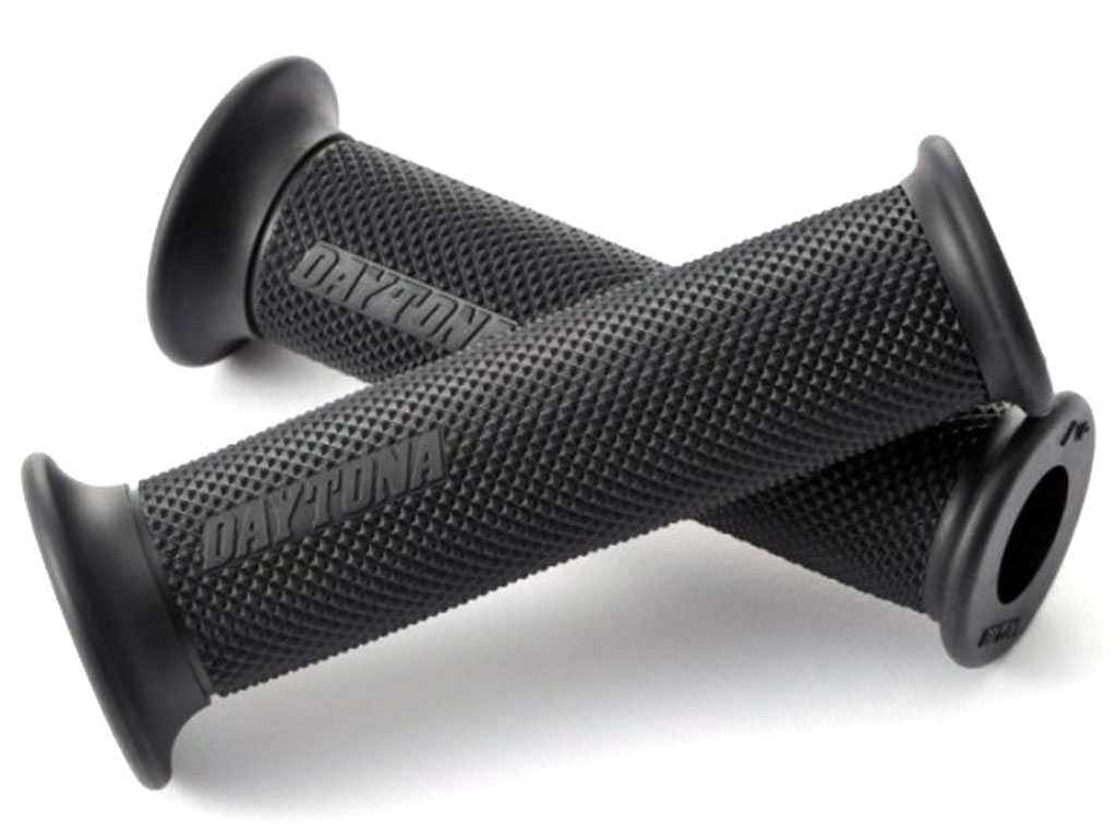 Grip in gomma Daytona Grip nero aperto 22 mm 120mm Grip in gomma Daytona Grip nero aperto 22 mm 120mm