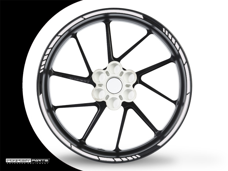 Adesivo bordo cerchio GP Race cromo