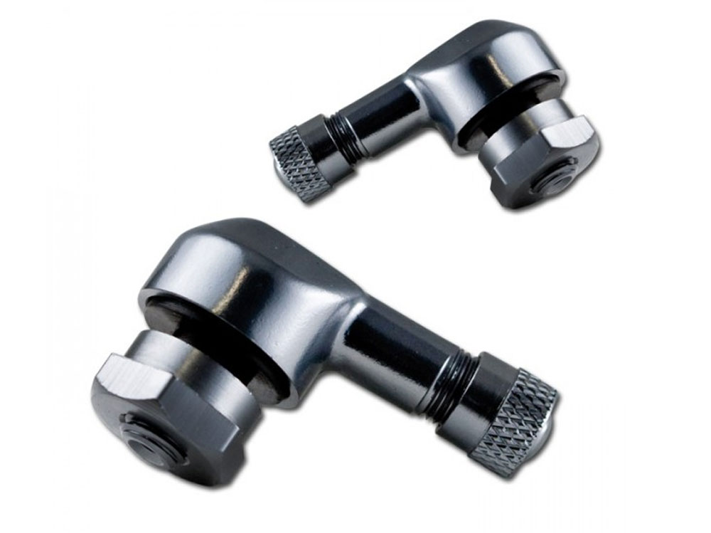 Winkelventile 8,3 mm 90 Grad abgewinkelt mit Ventildeckel grau