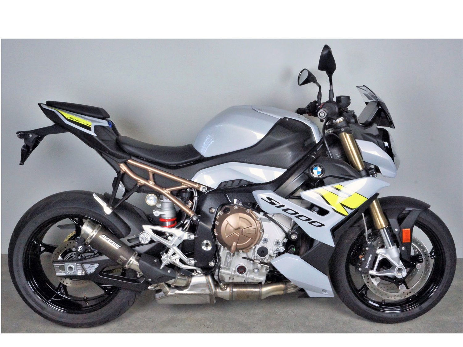 BODIS GPC-RS II per BMW S1000R | M1000R (2017-202020) in acciaio inossidabile nero