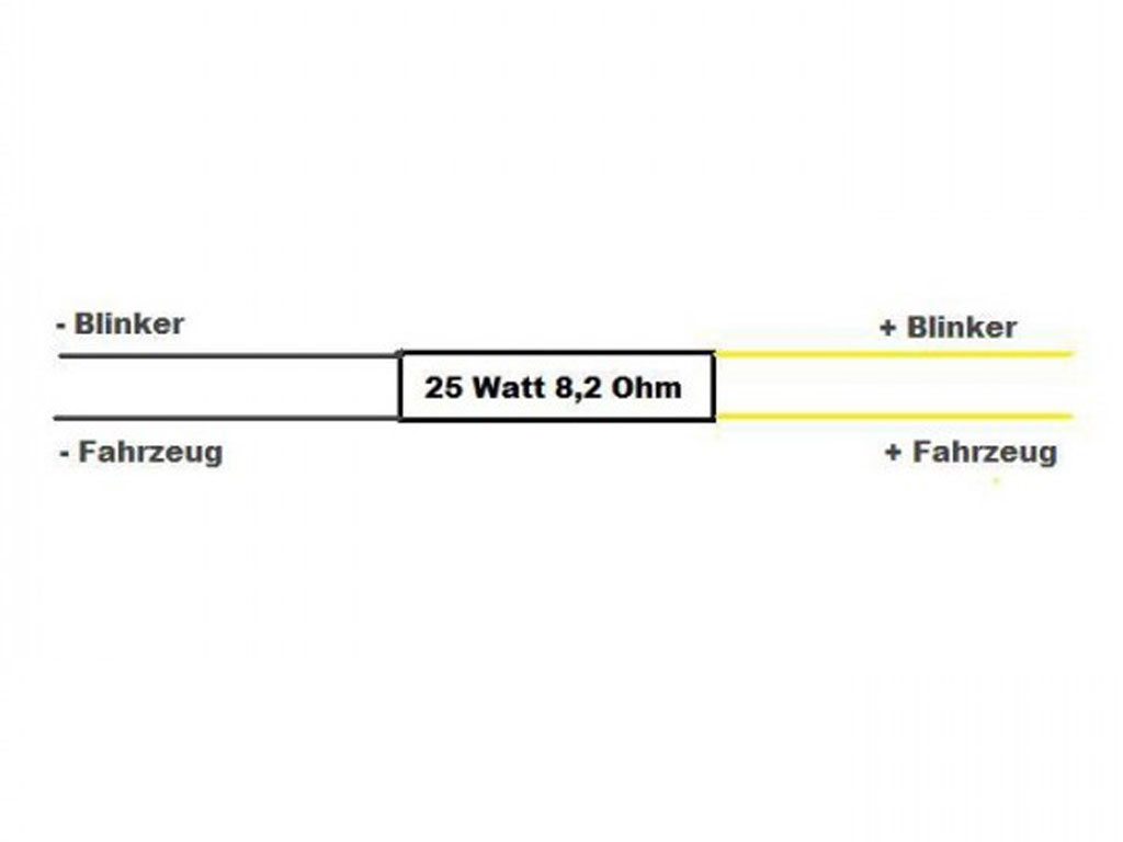 Resistenza 25Watt 8,2 Ohm