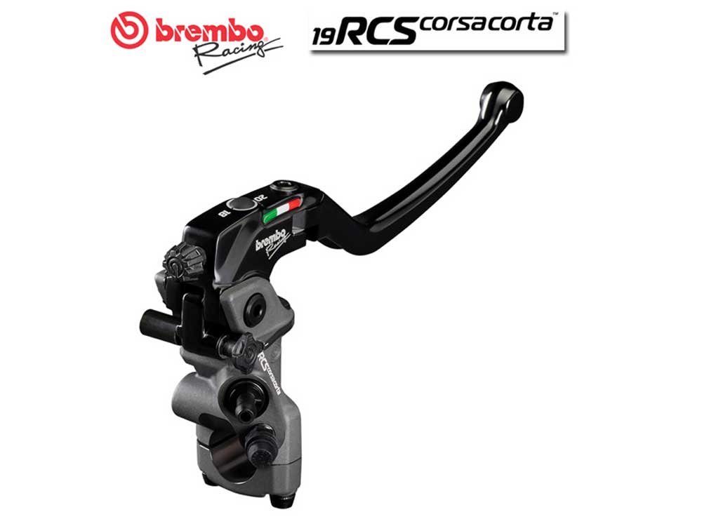 Pompa freno radiale Brembo RCS 19 x 18-20 Corsa Corta Pompa freno radiale Brembo RCS 19 x 18-20 Corsa Corta