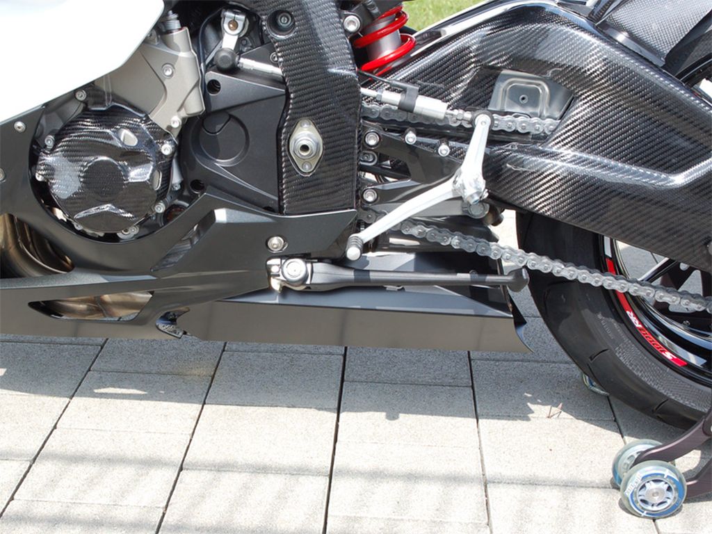 Coperchio di scarico, Belly Pan per BMW S1000RR (2009-2014) OEM CAT Coperchio di scarico, Belly Pan per BMW S1000RR (2009-2014) OEM CAT