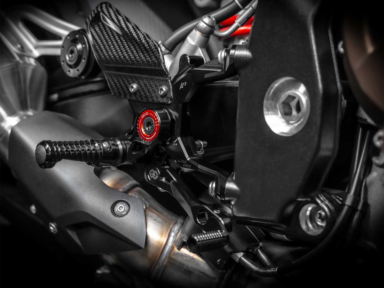 Sistema di poggiapiedi MUE2-BM05 per BMW M1000R | S1000R Sistema di poggiapiedi MUE2-BM05 per BMW M1000R | S1000R