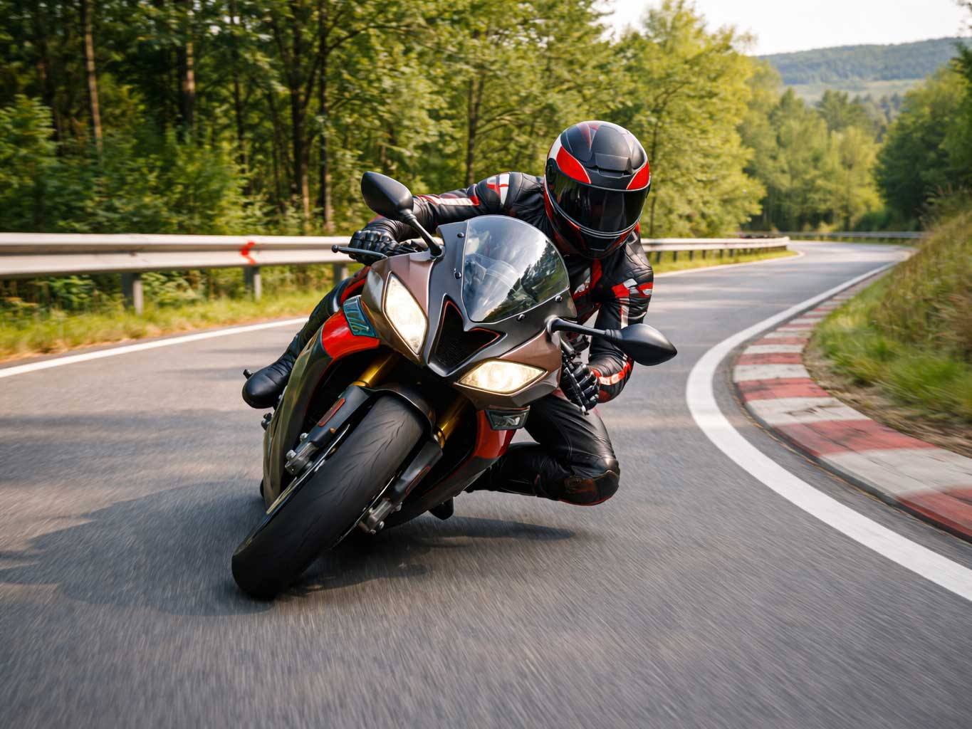 Prendre des virages à moto Prendre des virages à moto