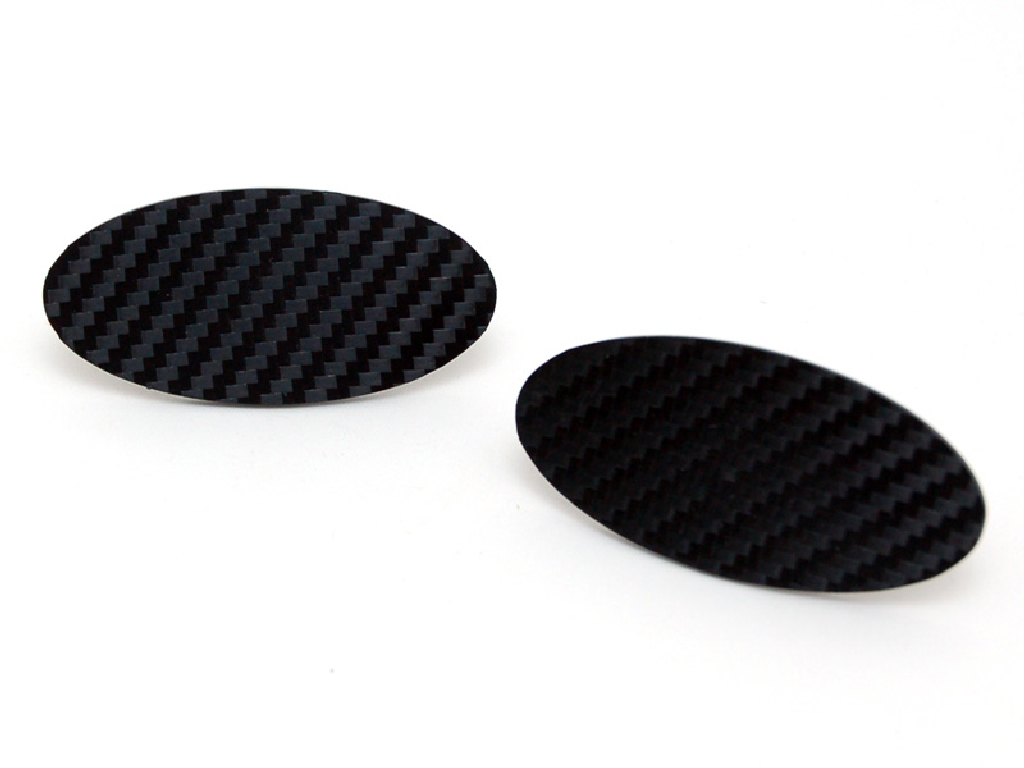 Copertura dello specchio 40 mm carbonlook