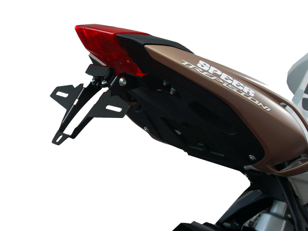 Porta targa IQ1 per MV Agusta Brutale 675 | Brutale 800 Kennzeichenhalter IQ1 für MV Agusta Brutale 675 | Brutale 800 für Originalblinker