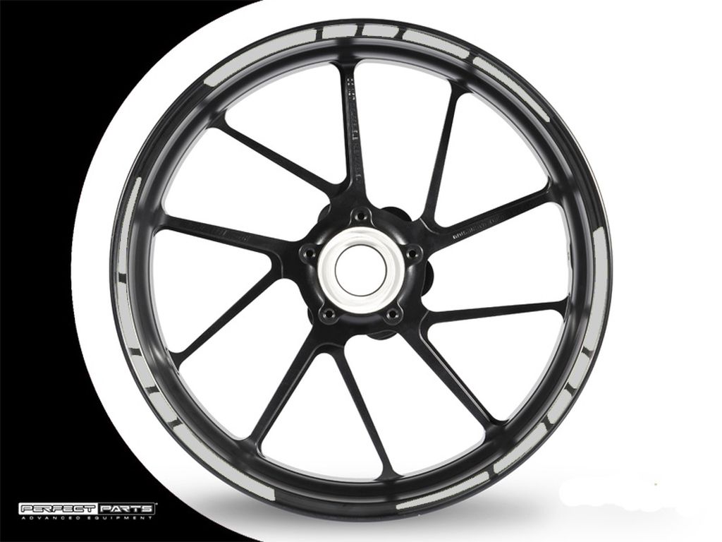 Adesivo bordo cerchio GP Race 2 cromato