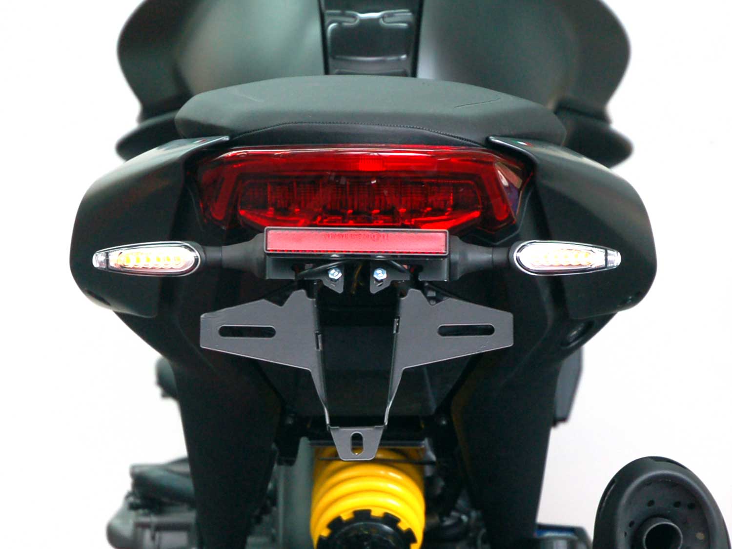 Kennzeichenhalter IQ5 für Ducati Monster (2021-2025) per gli indicatori originali Kennzeichenhalter IQ5 für Ducati Monster (2021-2025) per gli indicatori originali