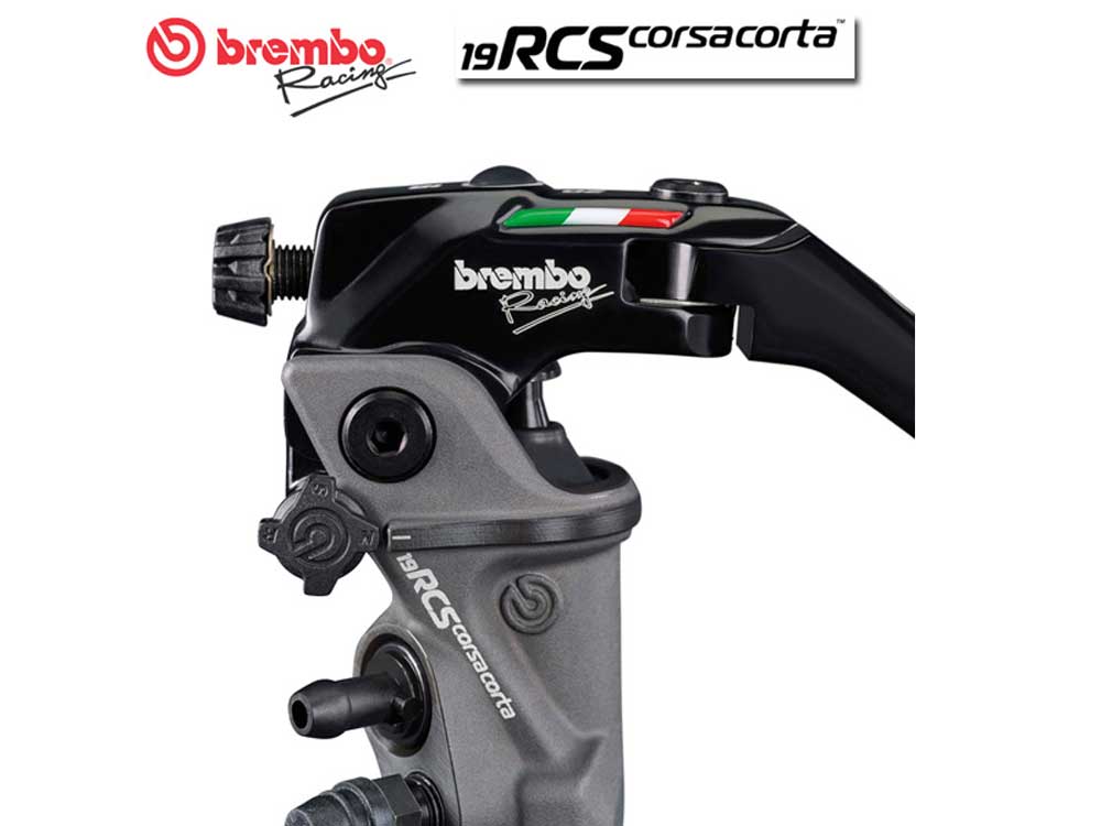 Pompa freno radiale Brembo RCS 19 x 18-20 Corsa Corta Pompa freno radiale Brembo RCS 19 x 18-20 Corsa Corta