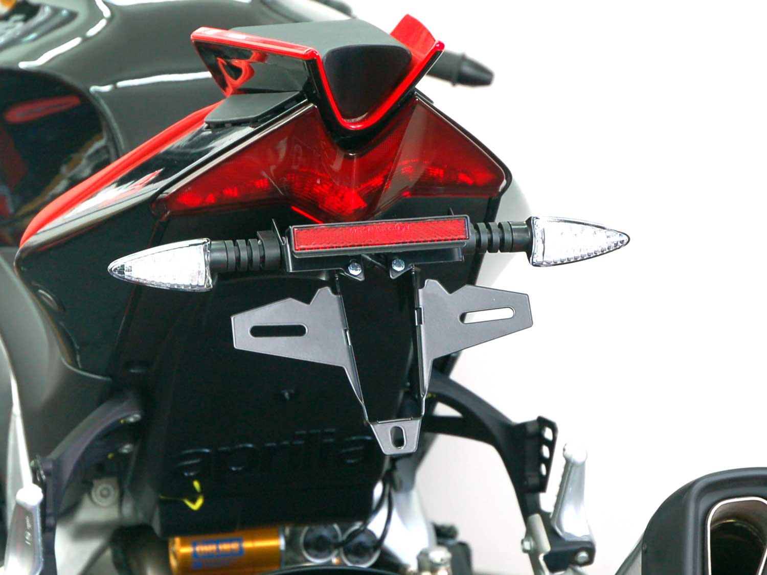 Portatarga IQ5 per Aprilia RSV4 1100 (2021-2024) (OB) Portatarga IQ5 per Aprilia Tuono V4 1100 Factory (2021-2024) per OB