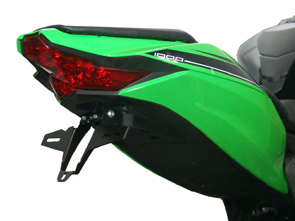 Porta targa IQ1 per Kawasaki ZX-10R | RR (2016-2026) Kennzeichenhalter IQ1 für Kawasaki ZX-10R | RR (2016-2026) für Originalblinker