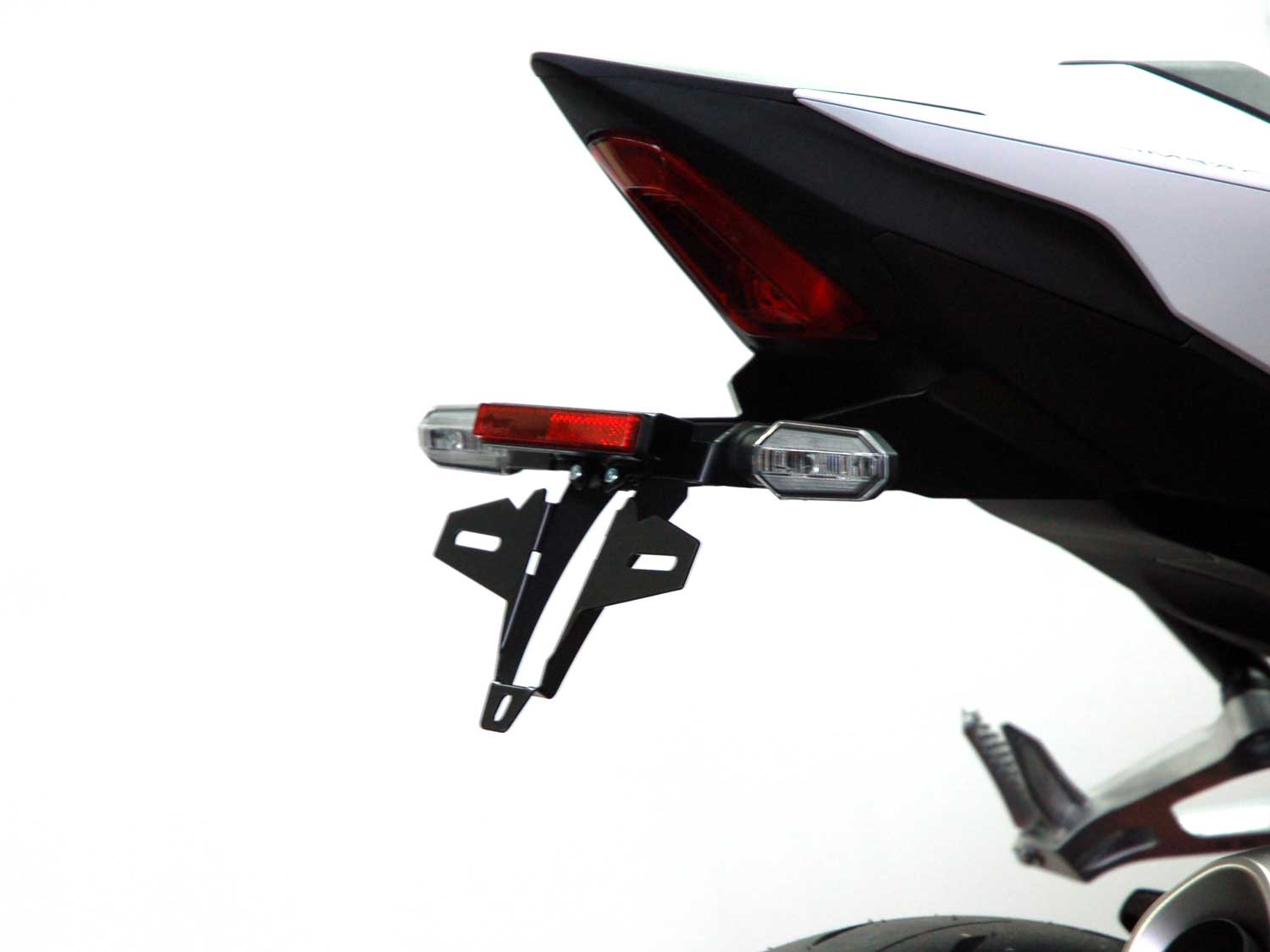 Portatarga IQ5 per Honda CB1000 Hornet (2025-2026) per indicatori di direzione accessori Portatarga IQ5 per Honda CB1000 Hornet (2025-2026) per indicatori di direzione accessori